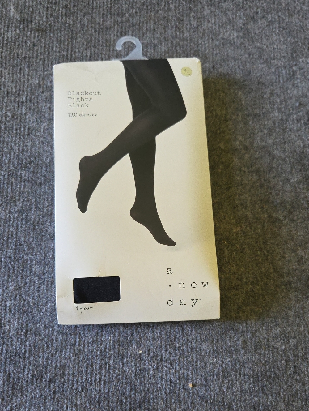 a new day Black Blackout Tights - 120 Denier M/L